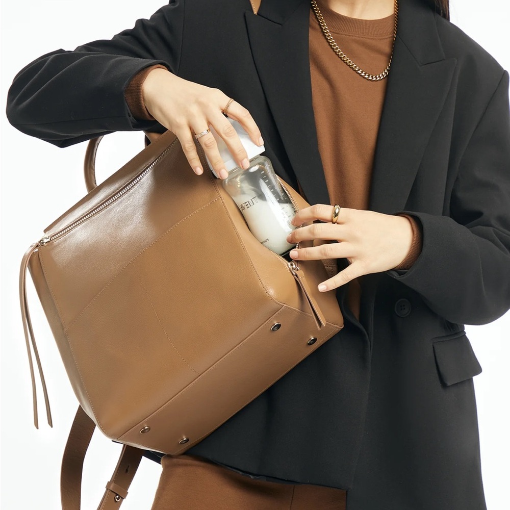 Mina Baie Leather Backpack